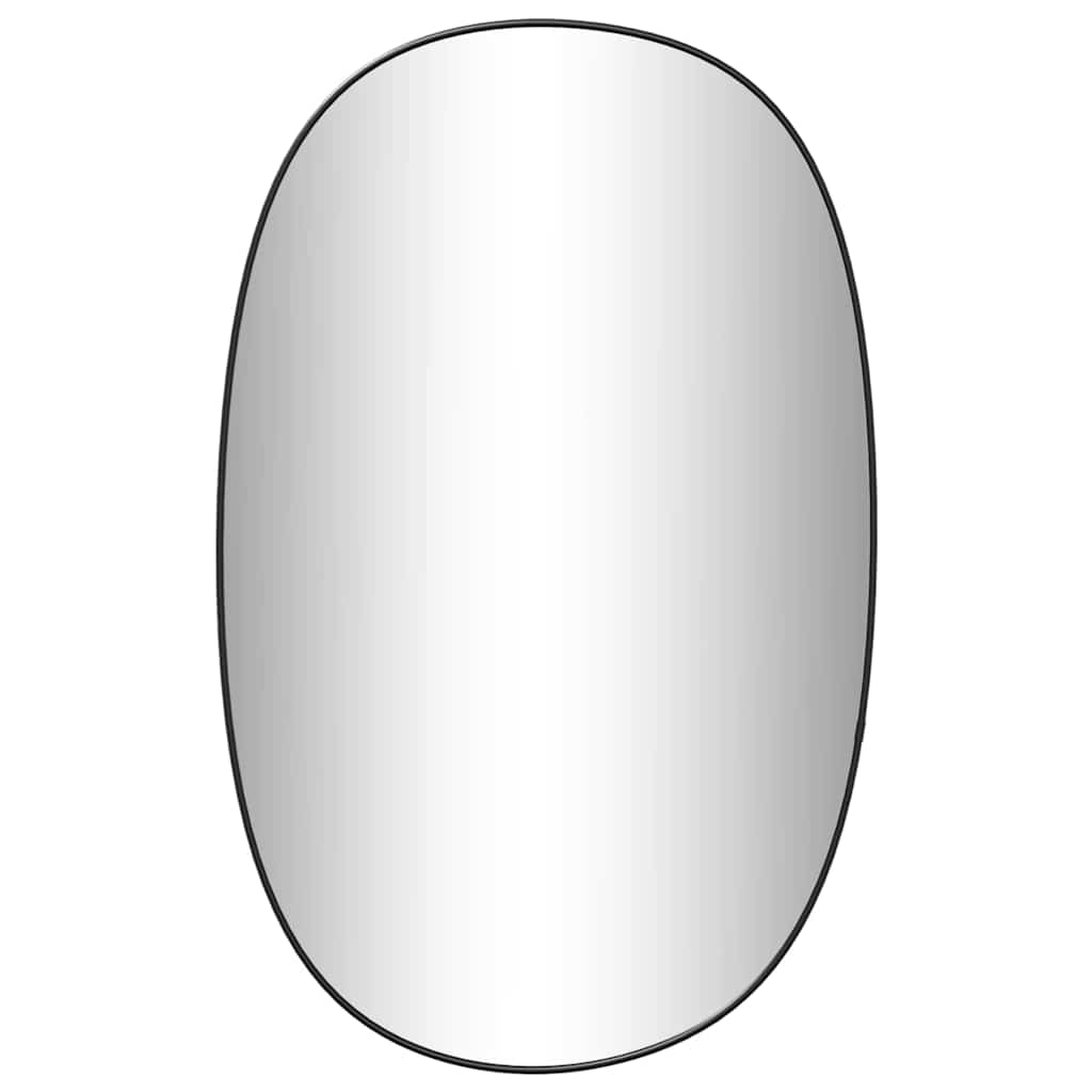 Wandspiegel Schwarz 70x45 cm