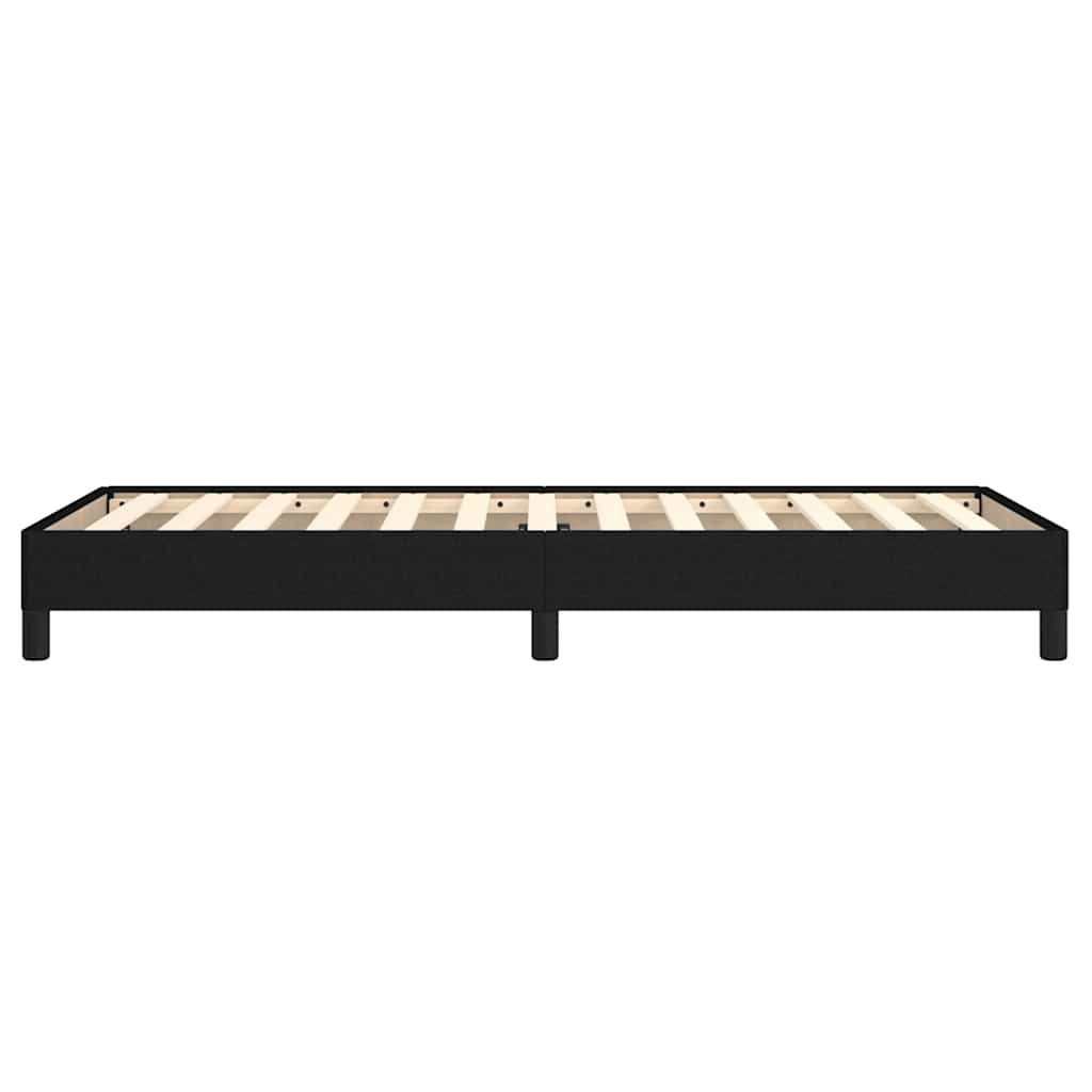 Bettgestell ohne Matratze Schwarz 80x200 cm Stoff