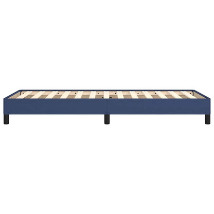 Bettgestell ohne Matratze Blau 80x200 cm Stoff
