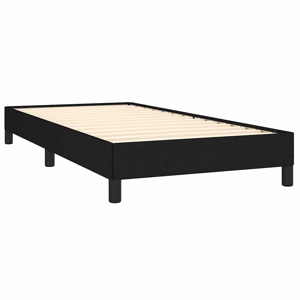 Bettgestell ohne Matratze Schwarz 90x190 cm Stoff