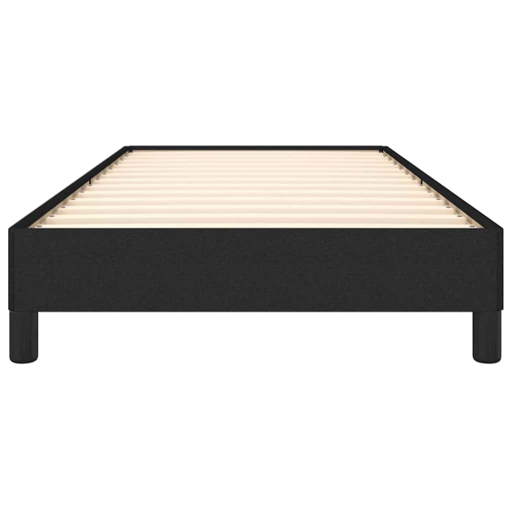 Bettgestell ohne Matratze Schwarz 90x190 cm Stoff