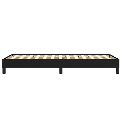 Bettgestell ohne Matratze Schwarz 90x190 cm Stoff