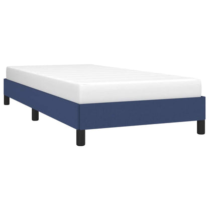 Bettgestell ohne Matratze Blau 90x190 cm Stoff