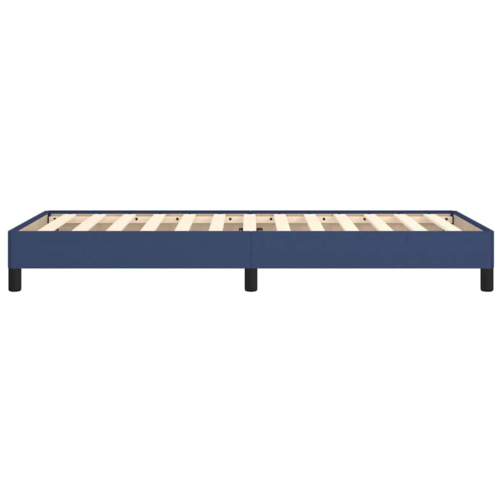 Bettgestell ohne Matratze Blau 90x190 cm Stoff