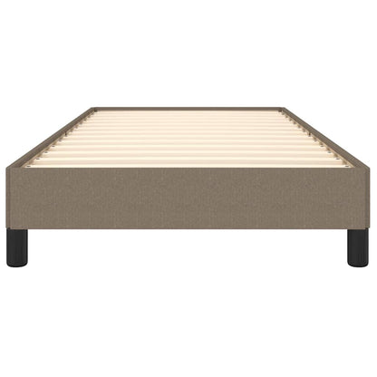 Bettgestell ohne Matratze Taupe 90x200 cm Stoff