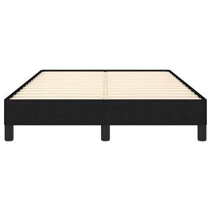 Bettgestell ohne Matratze Schwarz 120x200 cm Stoff