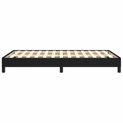 Bettgestell ohne Matratze Schwarz 120x200 cm Stoff