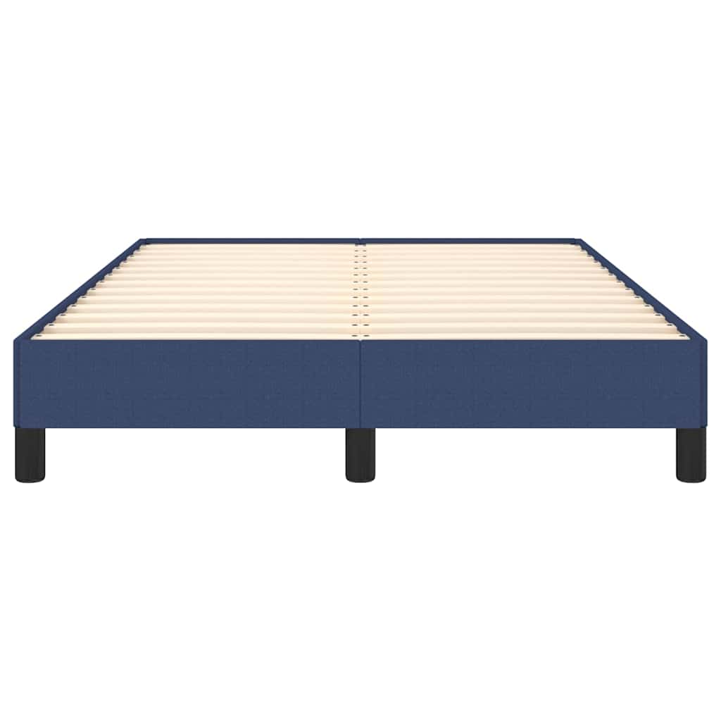 Bettgestell ohne Matratze Blau 120x200 cm Stoff