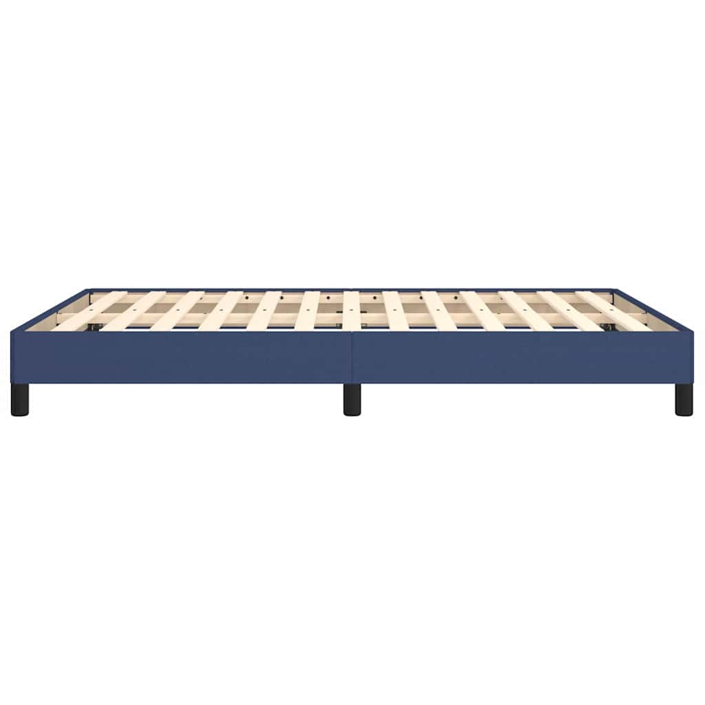 Bettgestell ohne Matratze Blau 140x190 cm Stoff