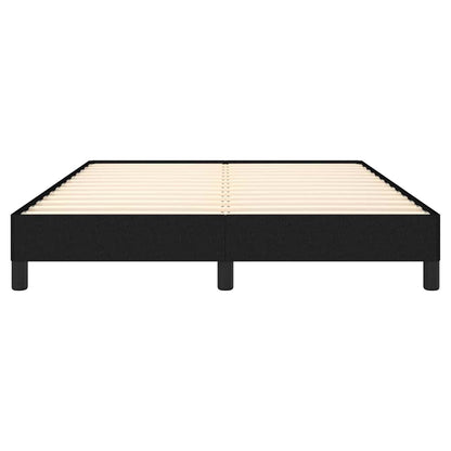 Bettgestell ohne Matratze Schwarz 140x200 cm Stoff