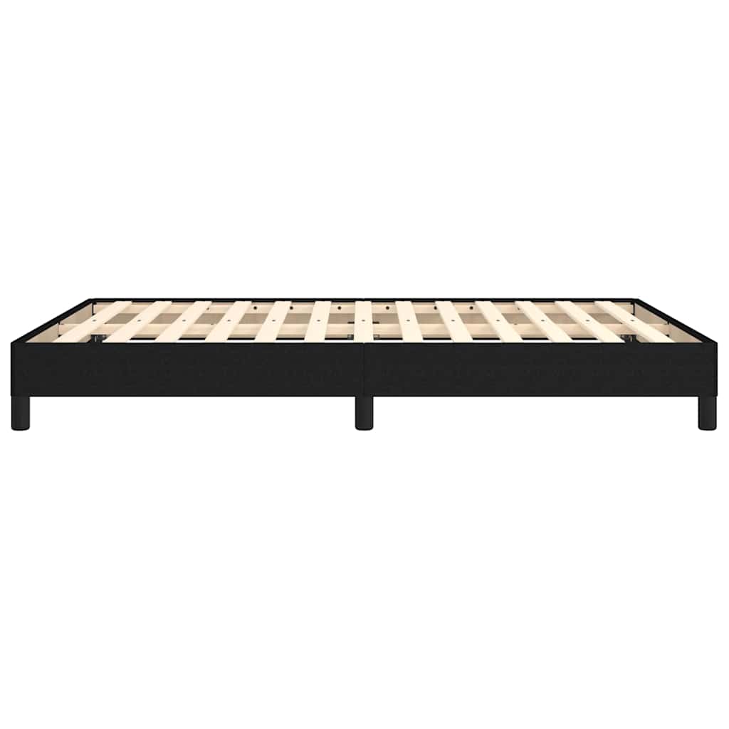Bettgestell ohne Matratze Schwarz 140x200 cm Stoff