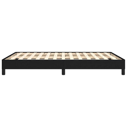 Bettgestell ohne Matratze Schwarz 140x200 cm Stoff
