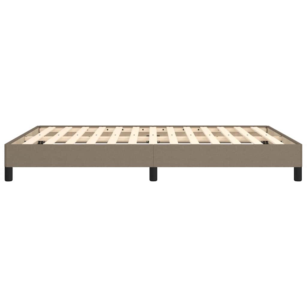 Bettgestell ohne Matratze Taupe 140x200 cm Stoff