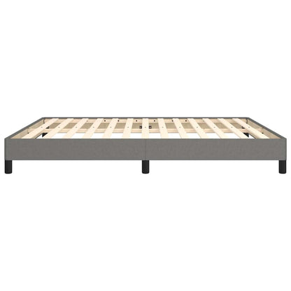 Bettgestell ohne Matratze Dunkelgrau 180x200 cm Stoff