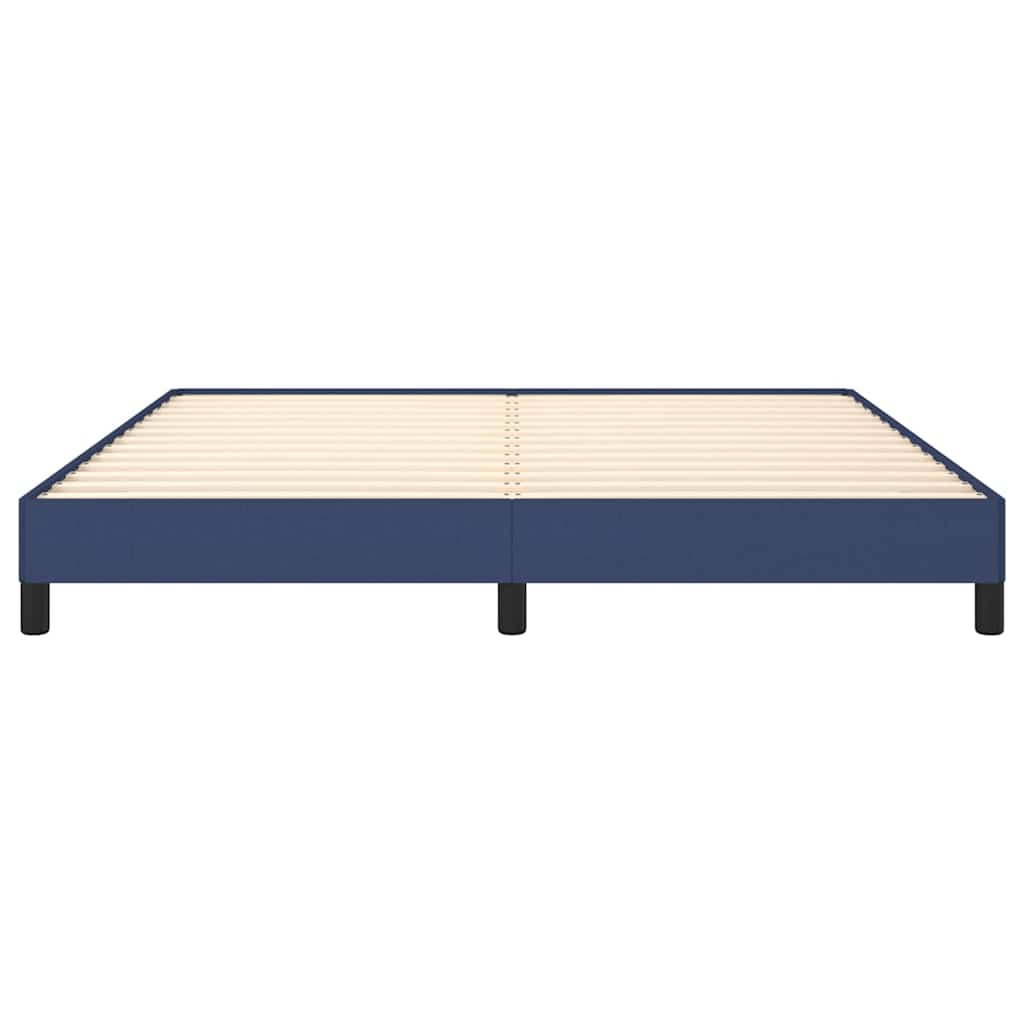 Bettgestell ohne Matratze Blau 180x200 cm Stoff