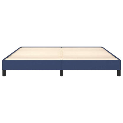Bettgestell ohne Matratze Blau 180x200 cm Stoff