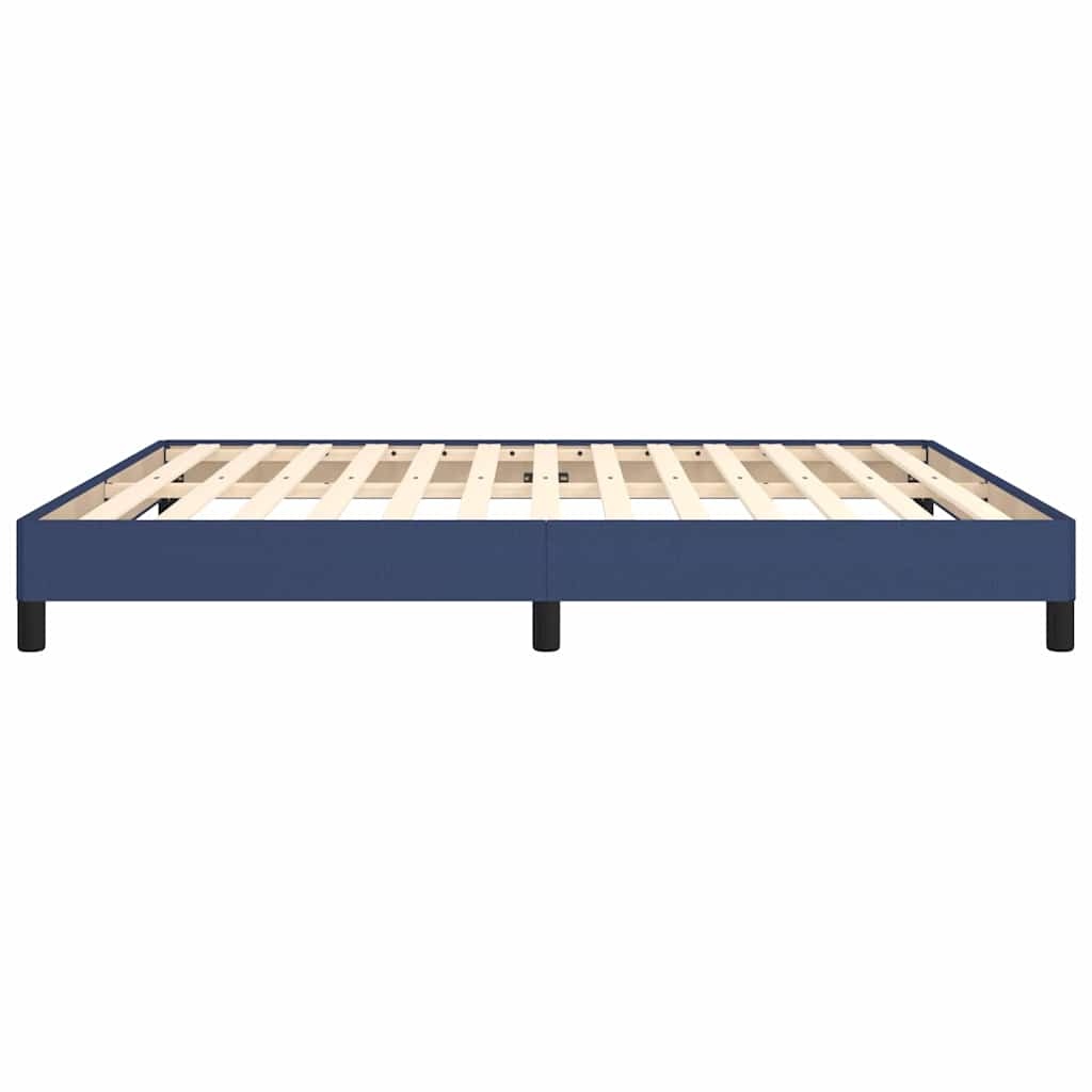 Bettgestell ohne Matratze Blau 180x200 cm Stoff