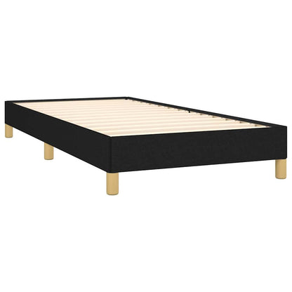 Bettgestell ohne Matratze Schwarz 80x200 cm Stoff
