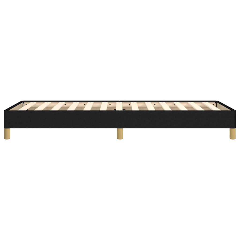Bettgestell ohne Matratze Schwarz 80x200 cm Stoff