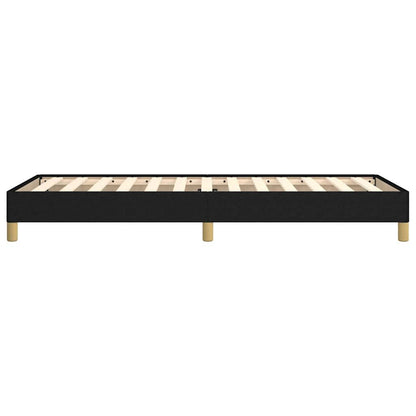 Bettgestell ohne Matratze Schwarz 80x200 cm Stoff