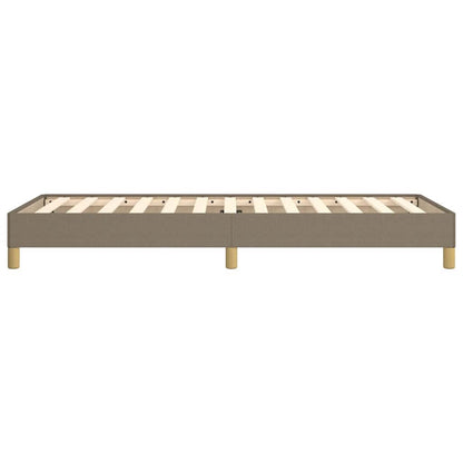 Bettgestell ohne Matratze Taupe 80x200 cm Stoff