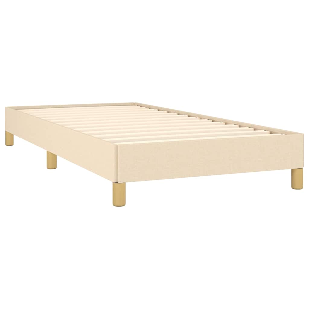 Bettgestell ohne Matratze Blau 90x190 cm Stoff