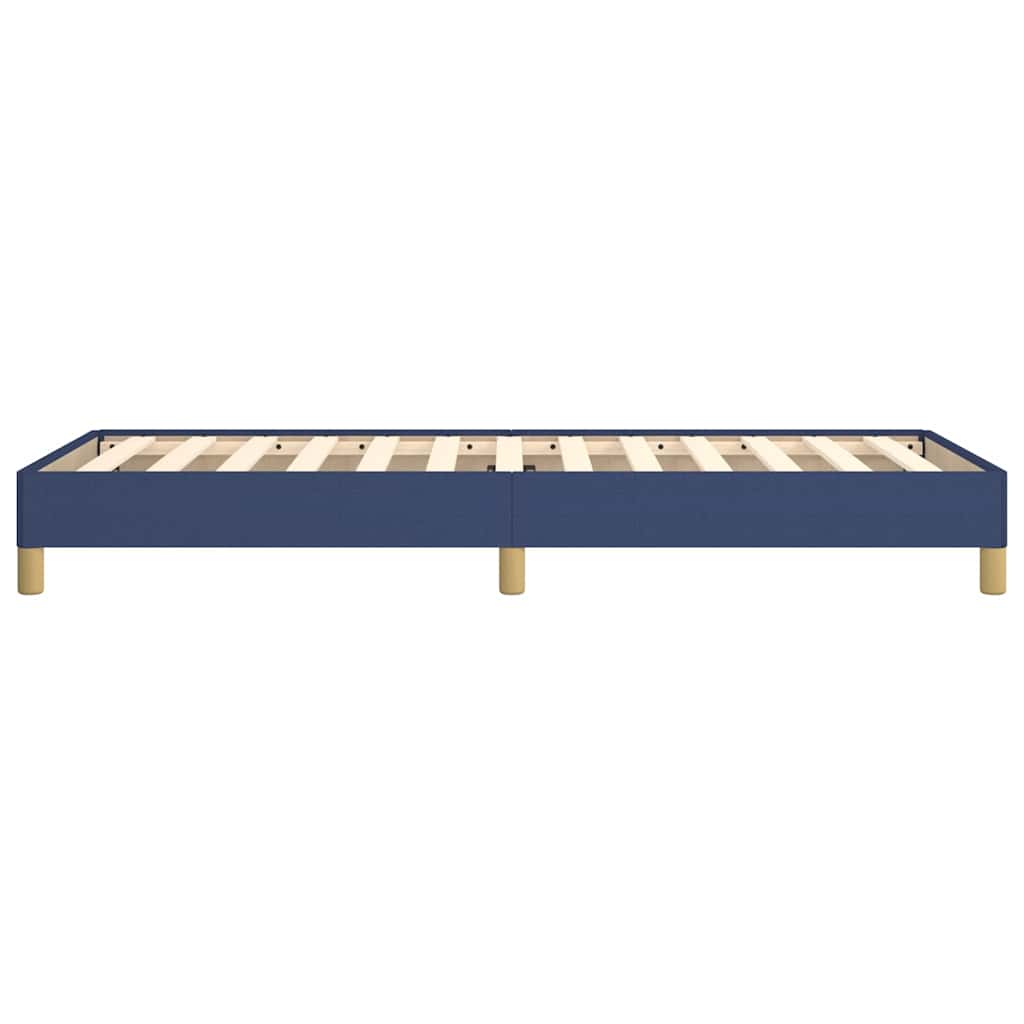 Bettgestell ohne Matratze Blau 90x200 cm Stoff