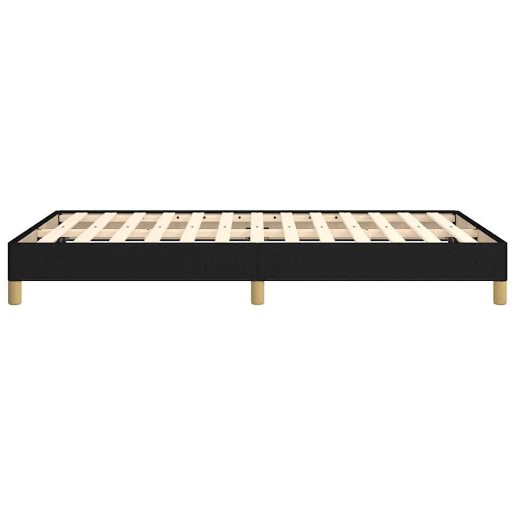 Bettgestell ohne Matratze Schwarz 120x200 cm Stoff