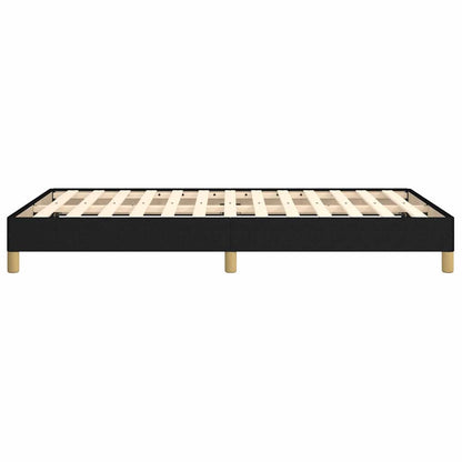 Bettgestell ohne Matratze Schwarz 120x200 cm Stoff