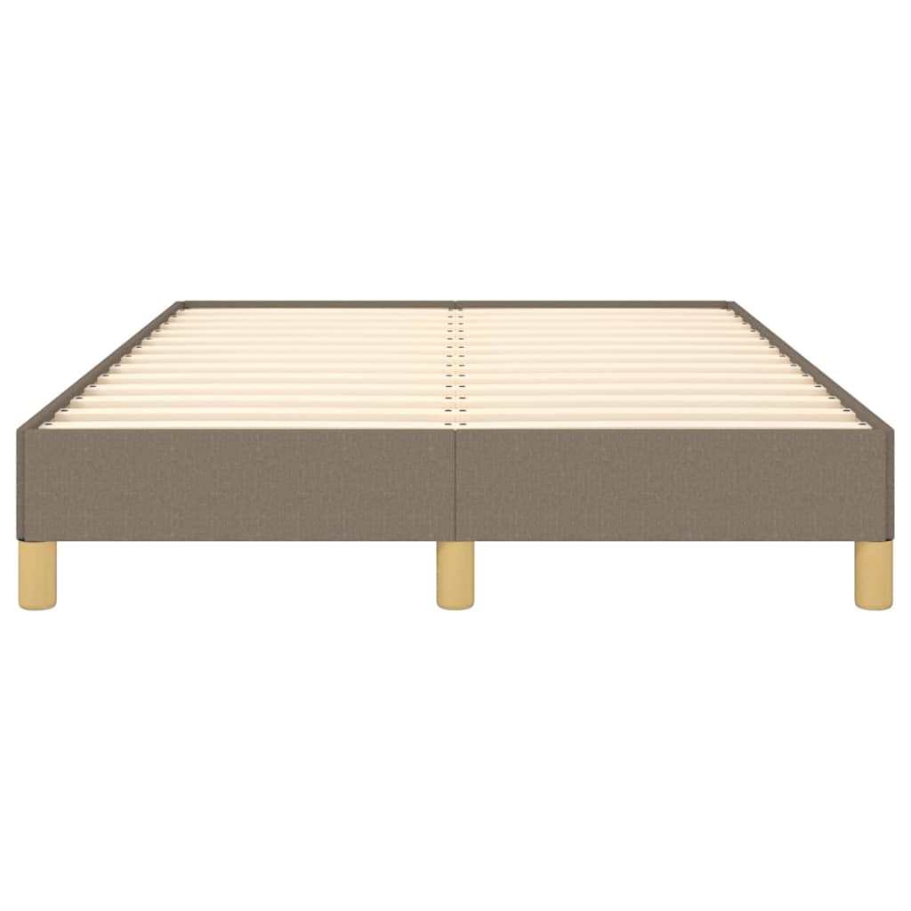 Bettgestell ohne Matratze Taupe 120x200 cm Stoff