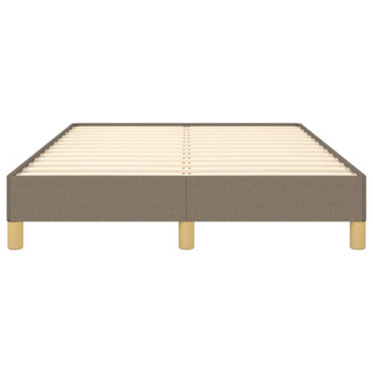 Bettgestell ohne Matratze Taupe 120x200 cm Stoff