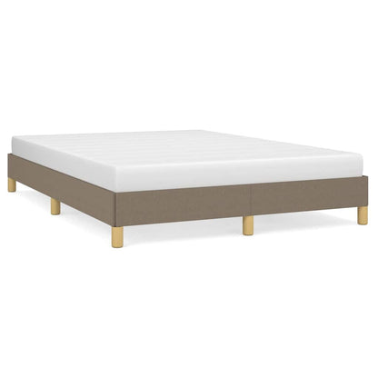 Bettgestell ohne Matratze Taupe 140x190 cm Stoff