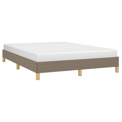 Bettgestell ohne Matratze Taupe 140x190 cm Stoff
