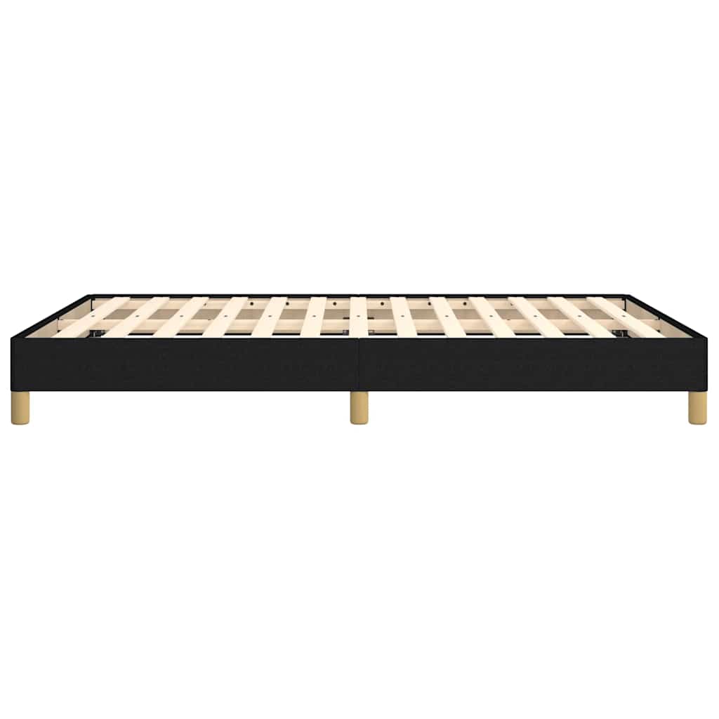 Bettgestell ohne Matratze Schwarz 140x200 cm Stoff
