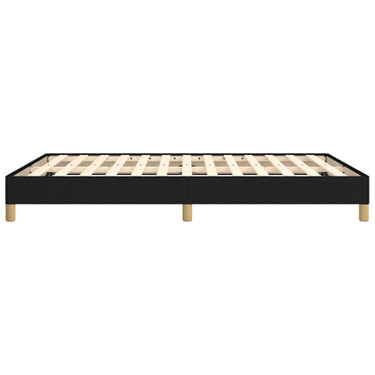 Bettgestell ohne Matratze Schwarz 160x200 cm Stoff