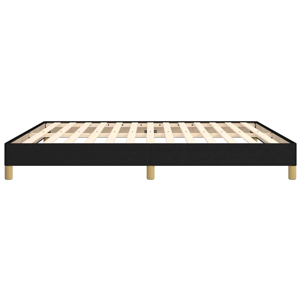 Bettgestell ohne Matratze Schwarz 180x200 cm Stoff