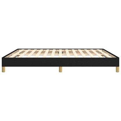 Bettgestell ohne Matratze Schwarz 180x200 cm Stoff