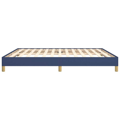 Bettgestell ohne Matratze Blau 180x200 cm Stoff