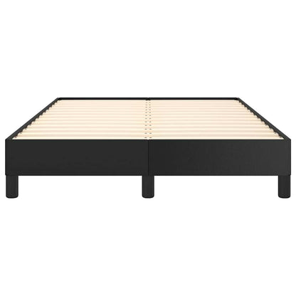 Bettgestell Schwarz 120x200 cm Kunstleder