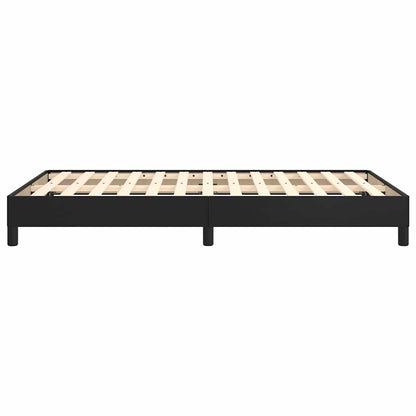 Bettgestell Schwarz 120x200 cm Kunstleder