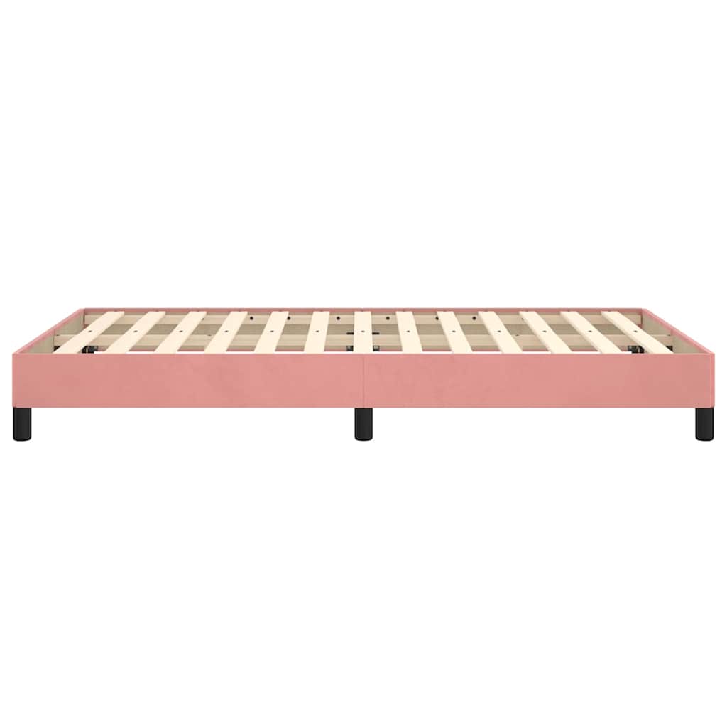 Bettgestell Rosa 120x200 cm Samt