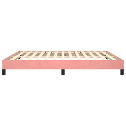 Bettgestell Rosa 160x200 cm Samt