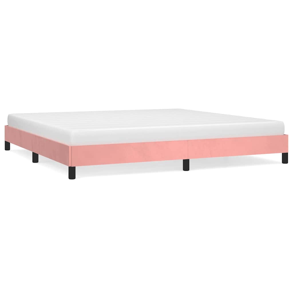 Bettgestell Rosa 200x200 cm Samt