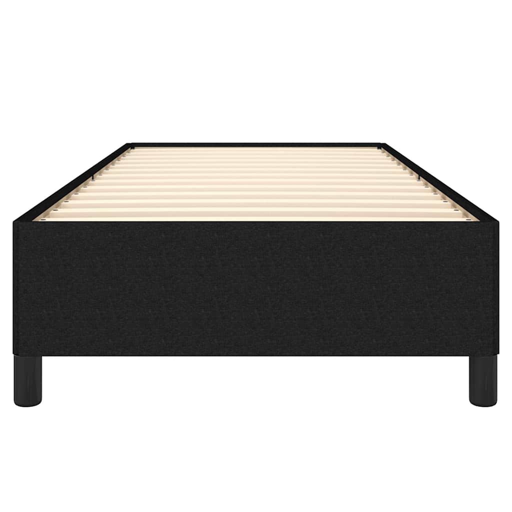 Bettgestell ohne Matratze Schwarz 80x200 cm Stoff