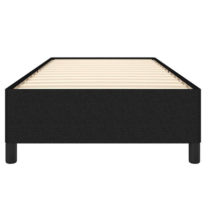 Bettgestell ohne Matratze Schwarz 80x200 cm Stoff