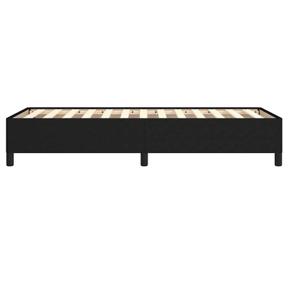 Bettgestell ohne Matratze Schwarz 80x200 cm Stoff