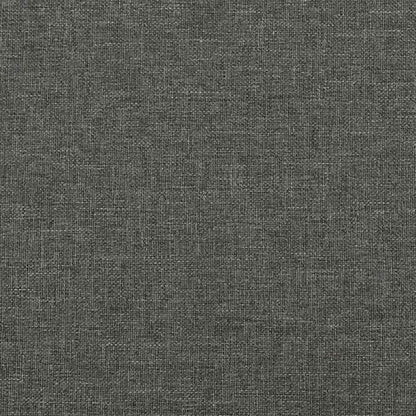 Bettgestell ohne Matratze Dunkelgrau 90x190 cm Stoff