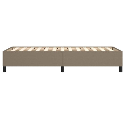 Bettgestell ohne Matratze Taupe 90x190 cm Stoff