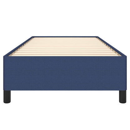 Bettgestell ohne Matratze Blau 90x190 cm Stoff