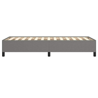 Bettgestell ohne Matratze Dunkelgrau 100x200 cm Stoff